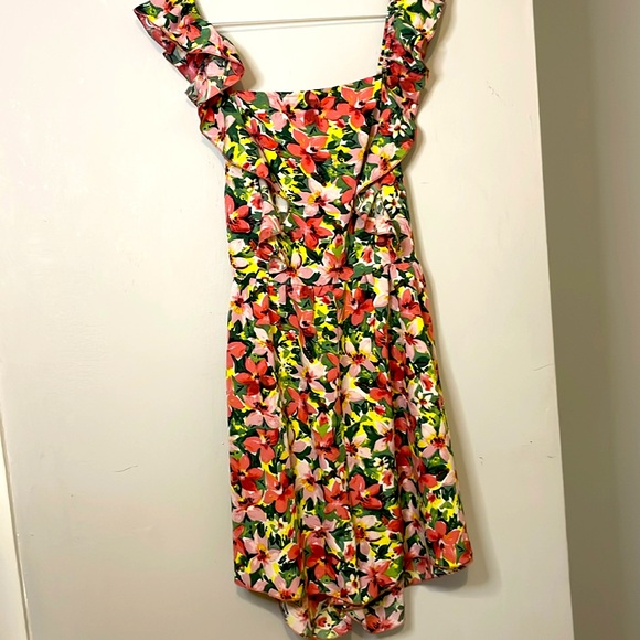 51. jumpsuit floral L green pink - Picture 1 of 3